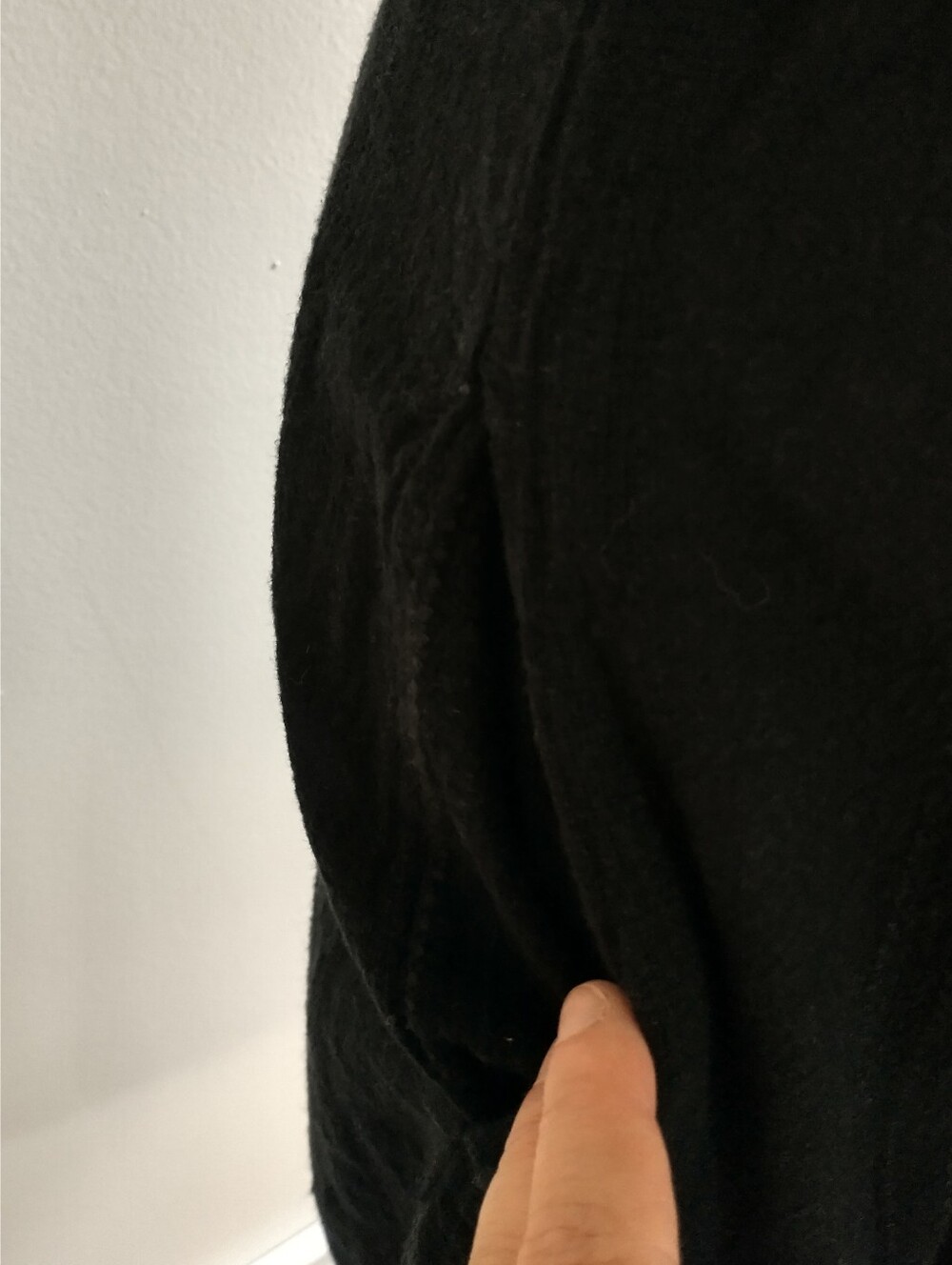 Universal Thread Cotton Linen Blend Black Button-Front Pleated Dress M - Picture 4 of 10